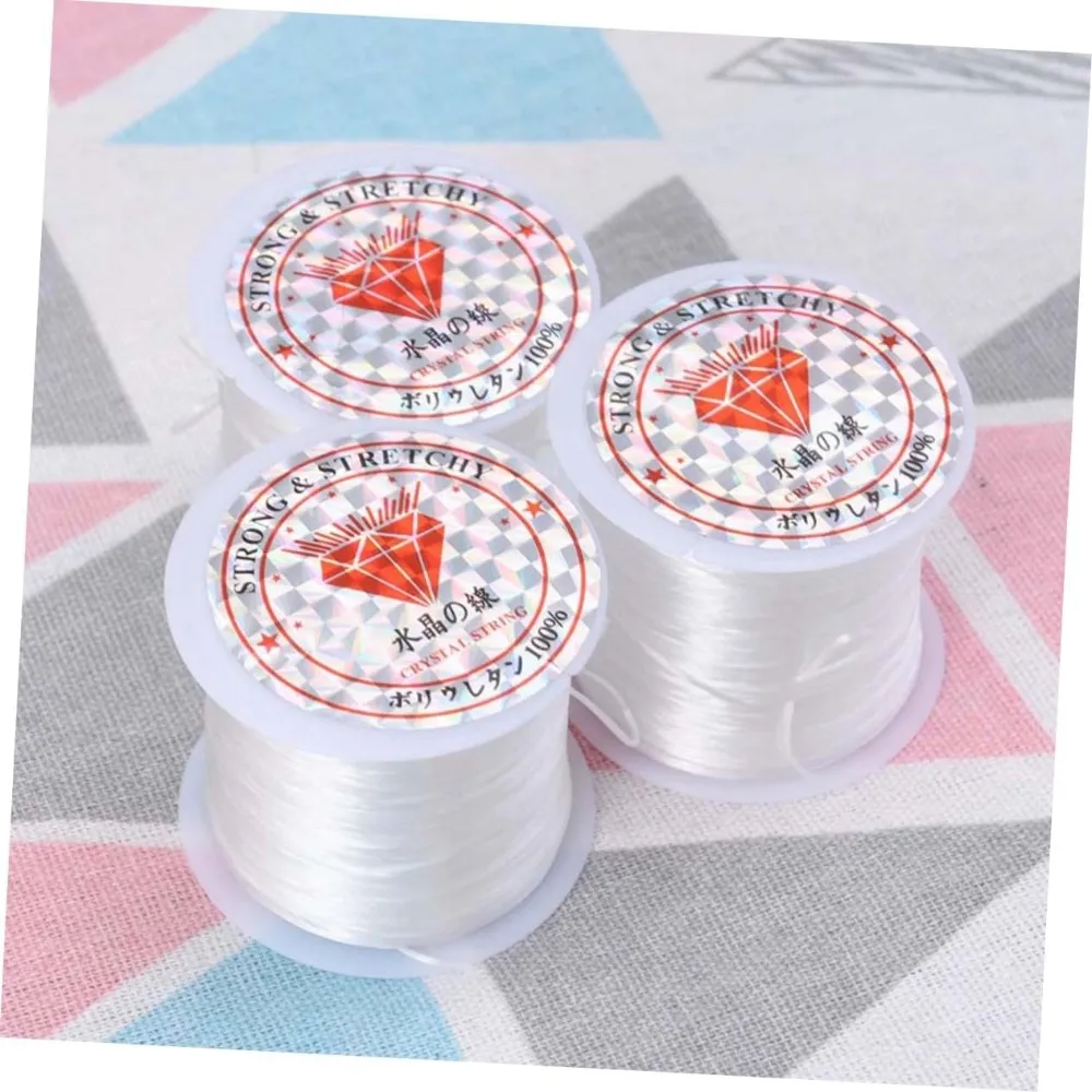 Transparent Elastic Rope Beading Wire Necklace Bracelet