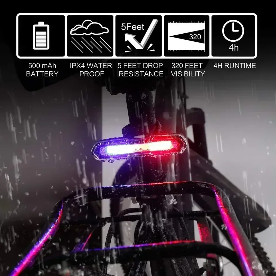 Video su Qual è Set di luci per bicicletta ricaricabili USB super luminose anteriore e posteriore Wyz24281