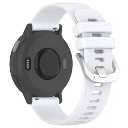 Versatile Quick Release Silicone Watch Strap Bracelet - 20mm/22mm for 20mm (Gray White)