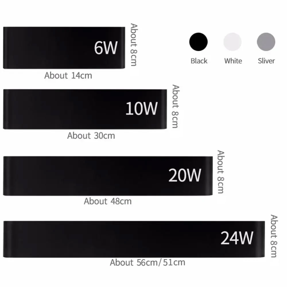 Dimmable Led Wall Sconce Light Decor Wall Lamp Living Room Bedroom Indoor Wall Light For Home Aluminum Wall lighting Fixture 2