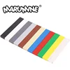 Marumine 1x6 Tile Build Blocks Compatible 6636 Floor 50PCS Accessories Classic DIY MOC Bricks City House Bulk Parts Collection 1