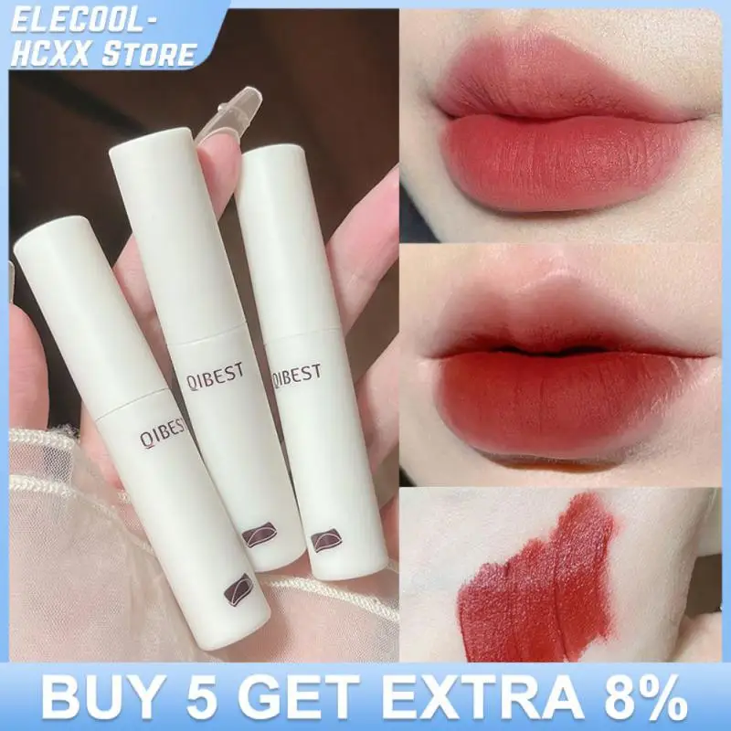 

QIBEST 6 Colors Matte Liquid Lipstick Waterproof Long Lasting Velvet Red Lip Gloss Tint Makeup Cosmetic Lipsticks Lipgloss