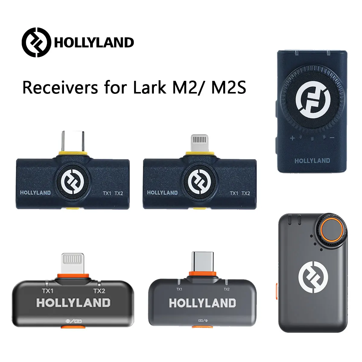 Hollyland Lark M2 / M2S Microphone Separate RX Camera, Type-c