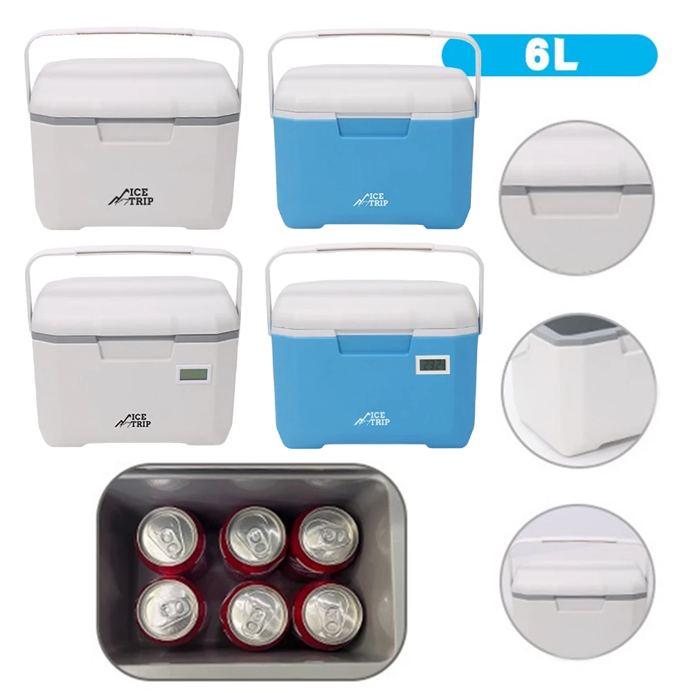 Kleine Kühlbox 6L Outdoor - Thermobox Für Camping, Picknick & Angeln