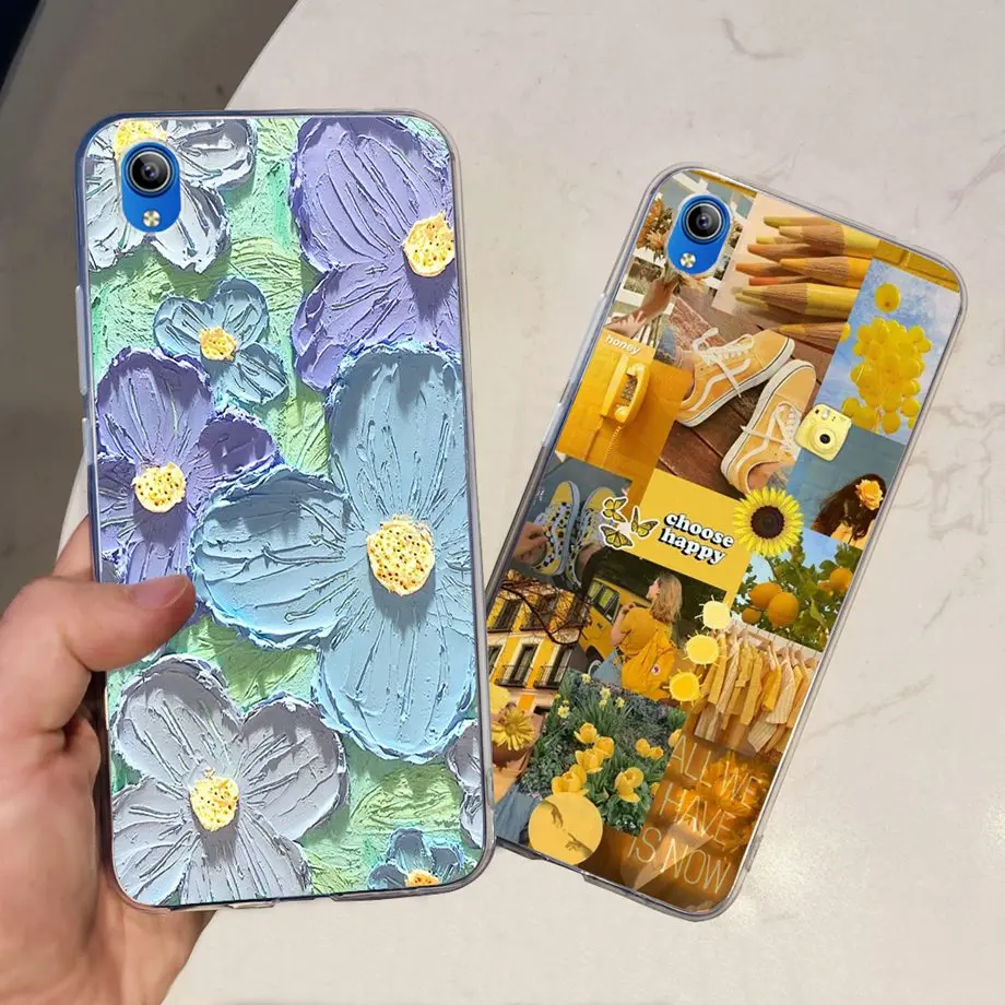 Movilshop Custodia per [ Vivo Y20s - Y11s ] Disegno autentico [Wander Lust ] in silicone flessibile trasparente custodia cover gel per smartphone
