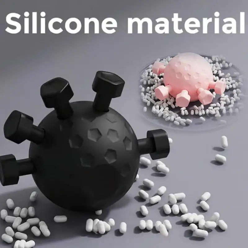 Hand Grip Gym Finger Strengthener Grip Adjustable Resistance Hand Balls Gripper Exerciser for Forearm Strength Climbing Training