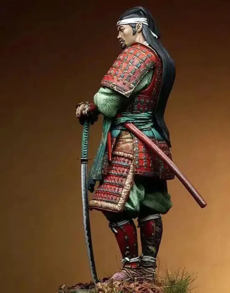 1/20 90mm Scale Resin Figures Assembled Model Kits Modeling Ancient Japanese Samurai Warrior Miniature Unassambled Unpainted S78 3