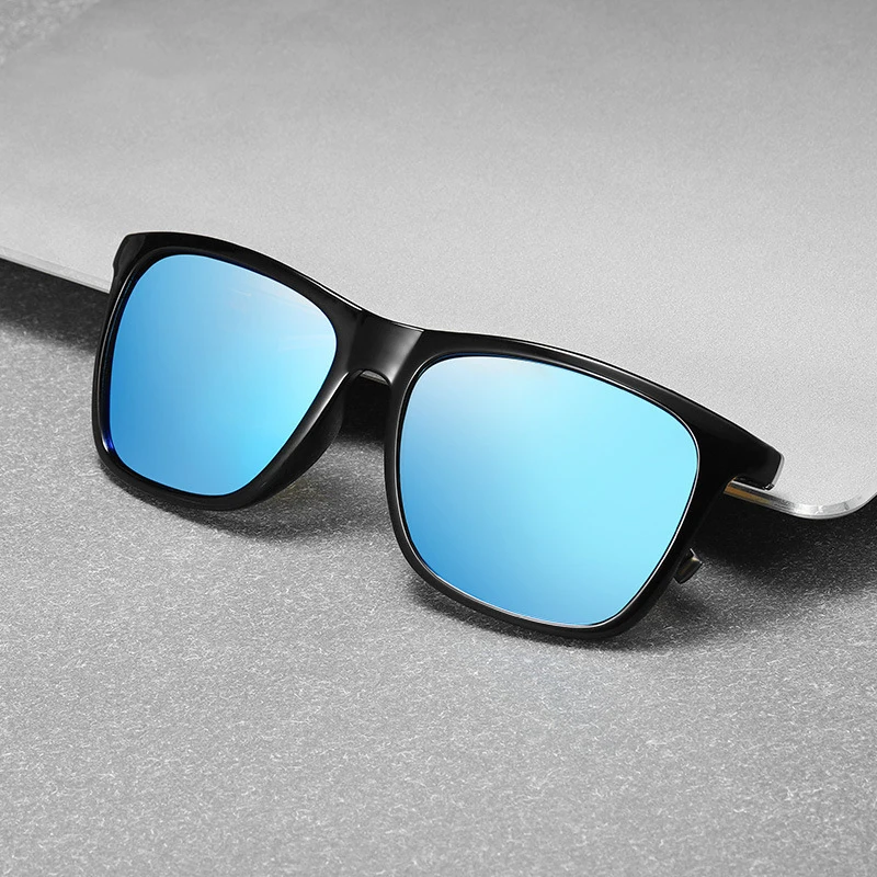 Polarized sunglasses fashionable aluminum magnesium sunglasses male and female universal driving square car items