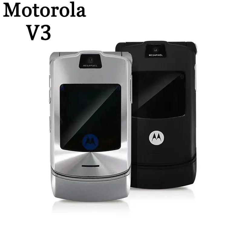 V3 Motorola Razr Ricondizionato 90% Nuovo-Originale Sbloccato Clamshell Bluetooth Cellulare Gsm 850/900/1800/1900 Telefono Di Buona Qualità
