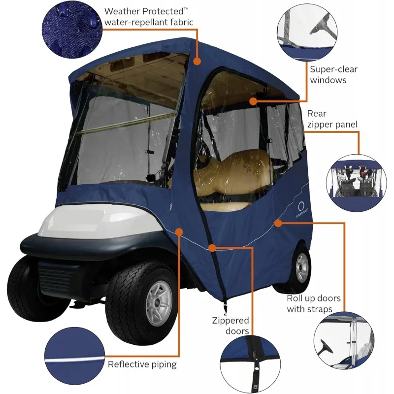 Classic Accessories Fairway Golf Cart Travel Enclosure