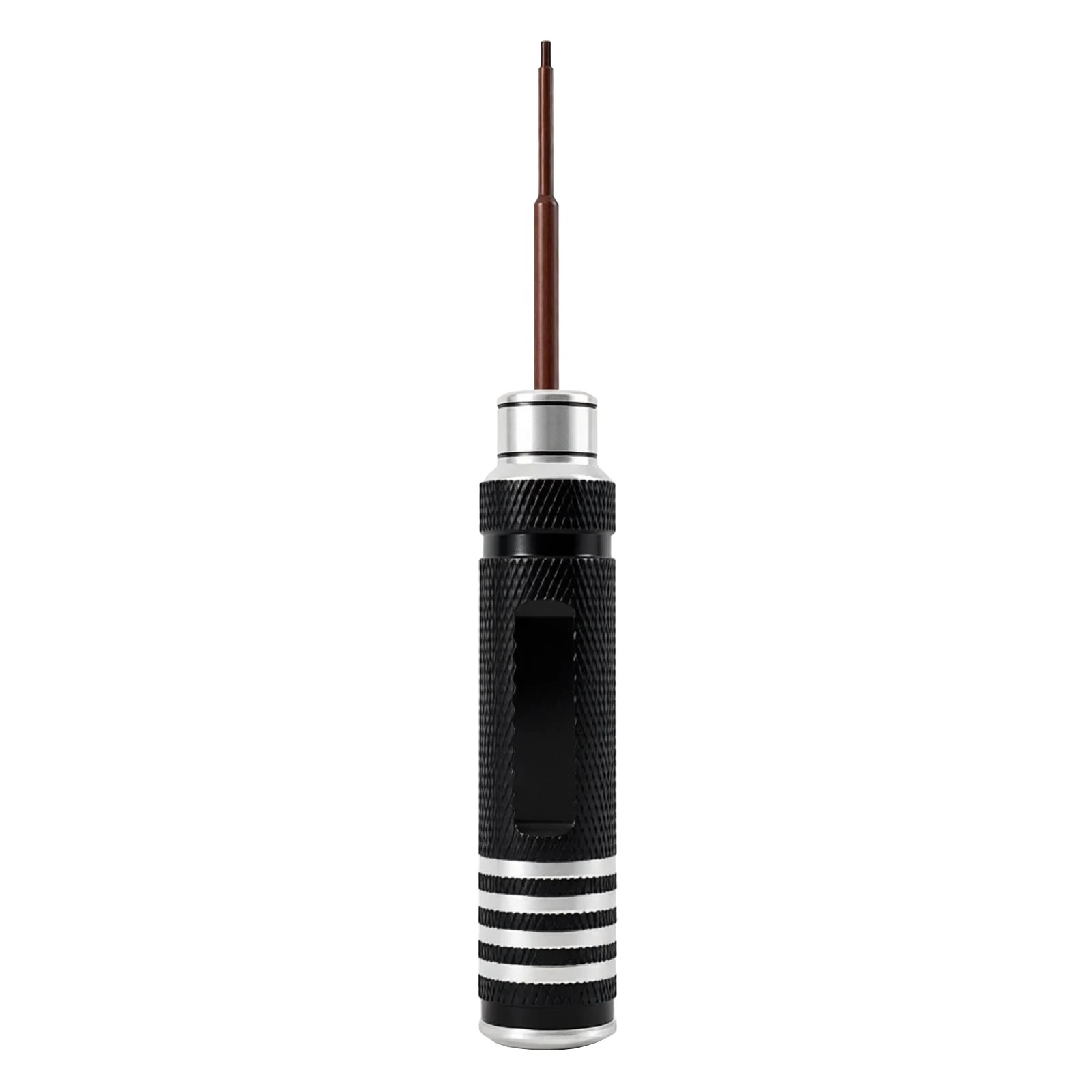 Tournevis hexagonal 1.5mm inséré dans une vis de voiture RC, jeu d'outils de précision