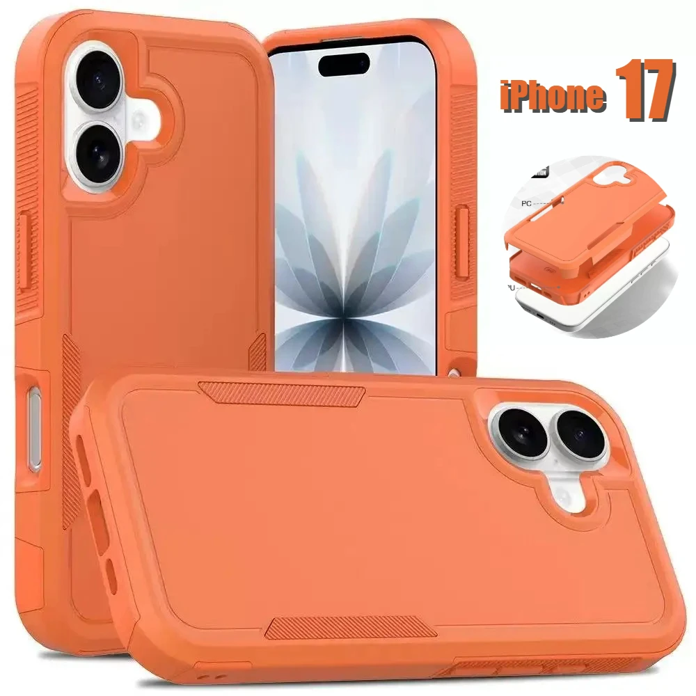 Commuter Double Layer 360° Full Body Armor Protective Case - Air Drop-Resistant Hard Cover