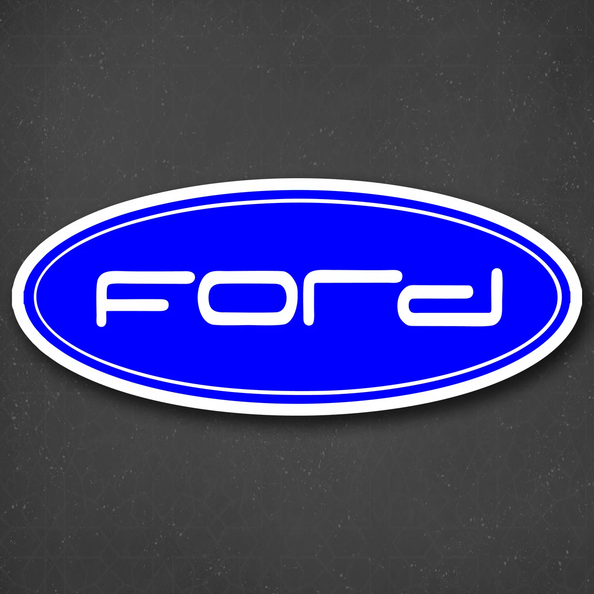 Наклейка на авто &quotFORD logo - Форд логотип" 24x10 см |