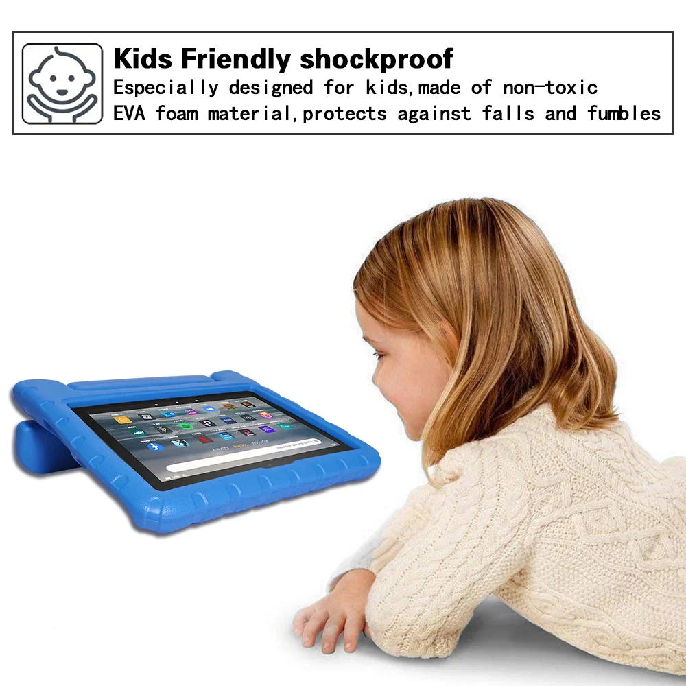 Eva Tablet Case Amazon Kindle Fogo 2023 Mais Suporte Capa de Fogo 5th 7th 9th Crianças Escudo Protetor Seguro para hd 6th 7th 8th - Imagem 2