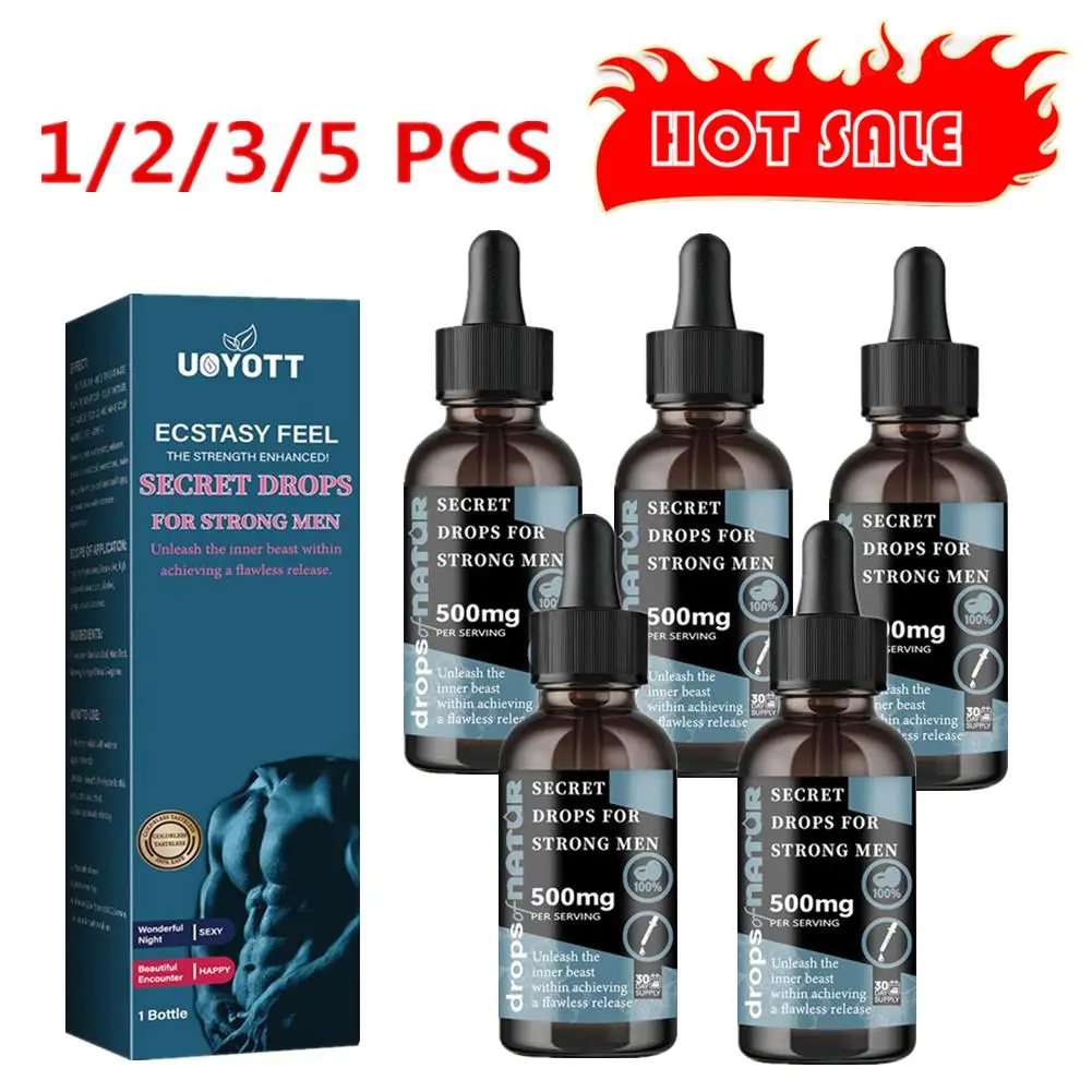 

1/2/3/5 PCS Secret Drops For Strong Men Increase Sexual Sensitivity Men Stamina Boosting For Adult 30ml Dropshipping