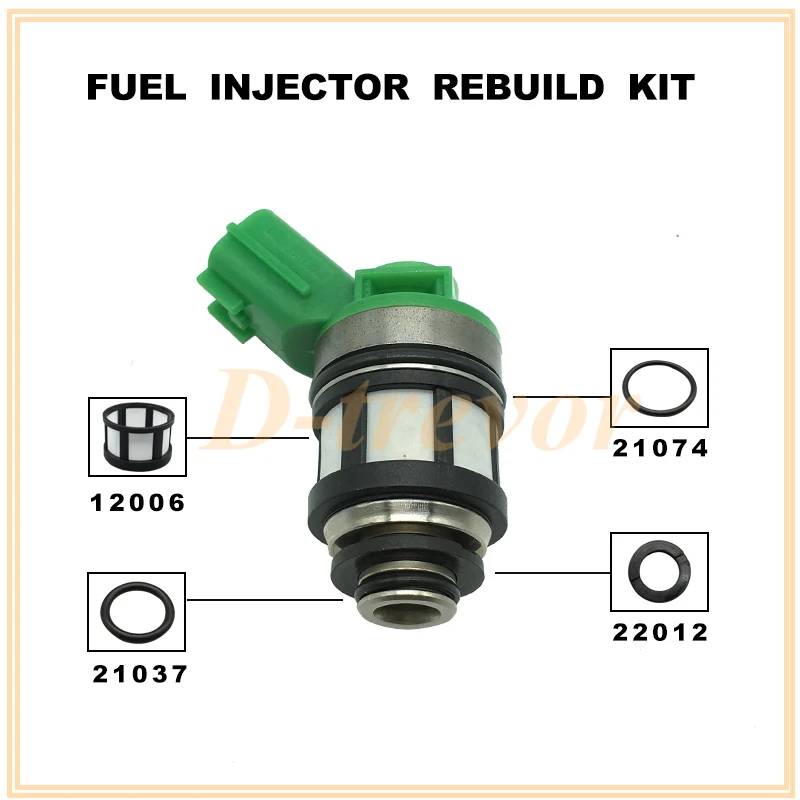 

Fuel Injector Repair Kits for 16600-1S700 166001S700 JS4D-5 For Nissan Frontier Pick up Xterra