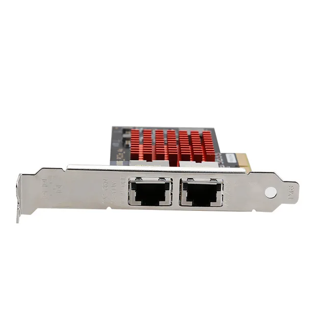 PCIe 3.0 x4 Двухпортовая сетевая карта Ethernet RJ45 10G Серверный сетевой адаптер Чипсет Intel X550 pci-e 4x 3