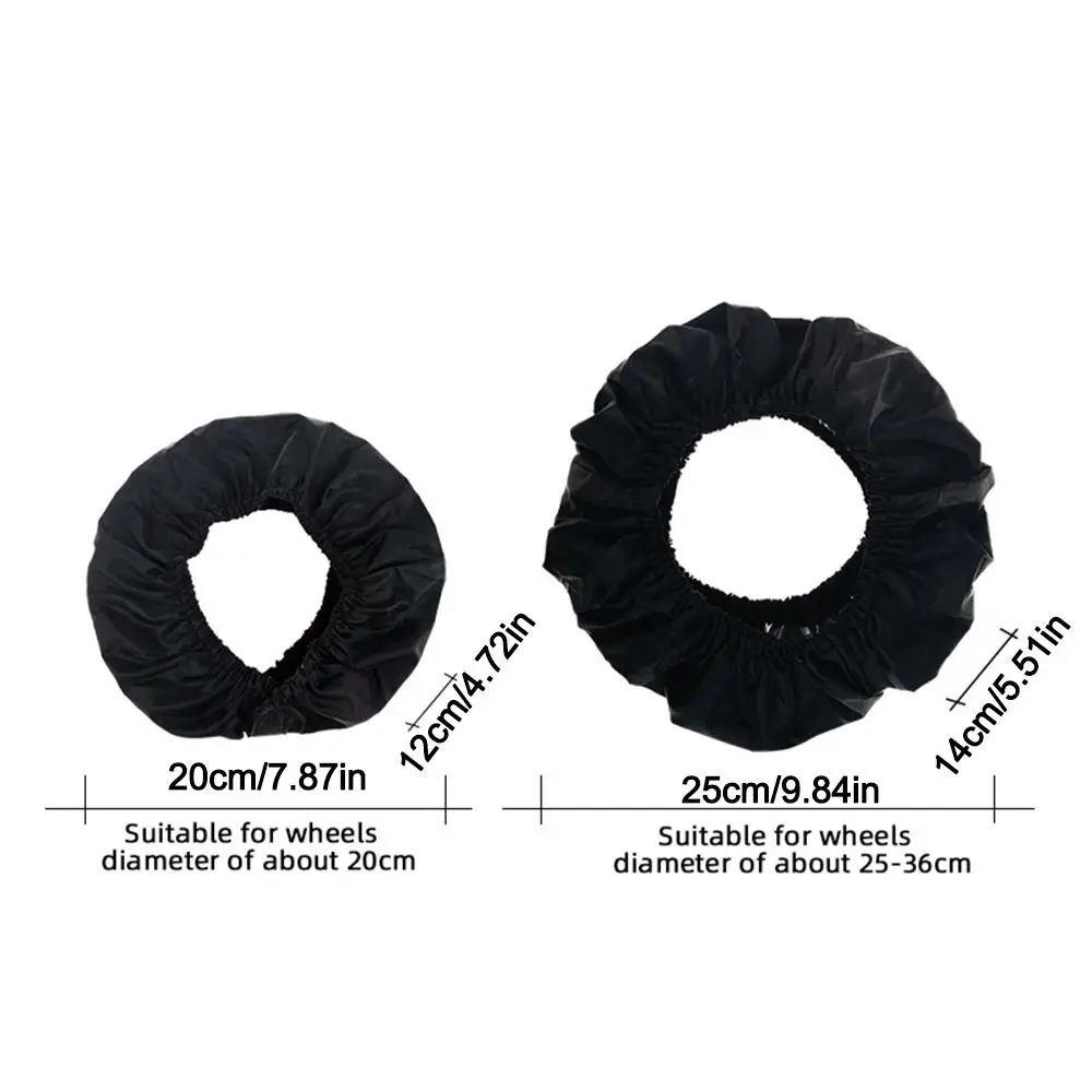 Dustproof Stroller Wheel Covers Anti-Dirty Oxford Cloth Infant Stroller Wheel Sleeve Case Waterproof