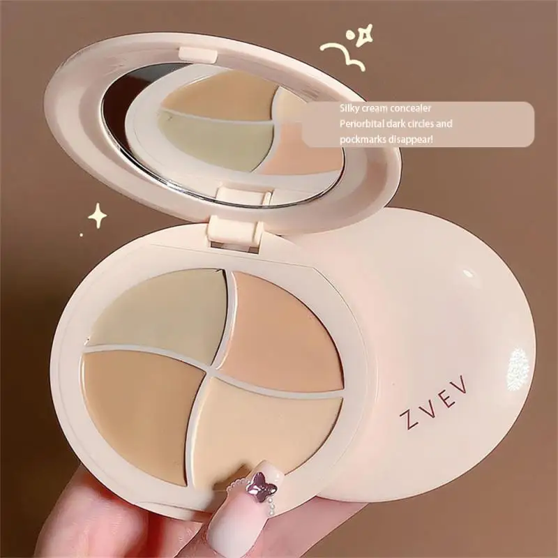 ZVEV Concealer Cream Concealer Does Not Take Off Makeup Covers Repair Dark Circles Acne Marks Freckles