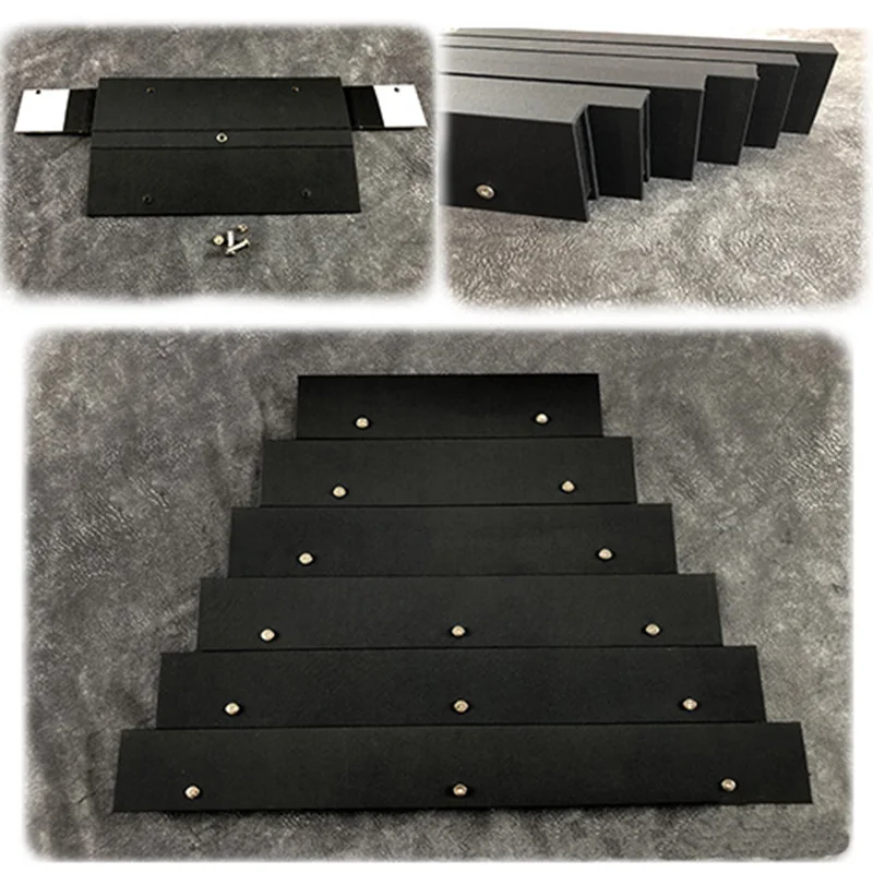 Swatch Stack Binding Header Fabric Samples Head Hanger Curtain Color Card Holder Leather Textile Stackbook Display Binder 4