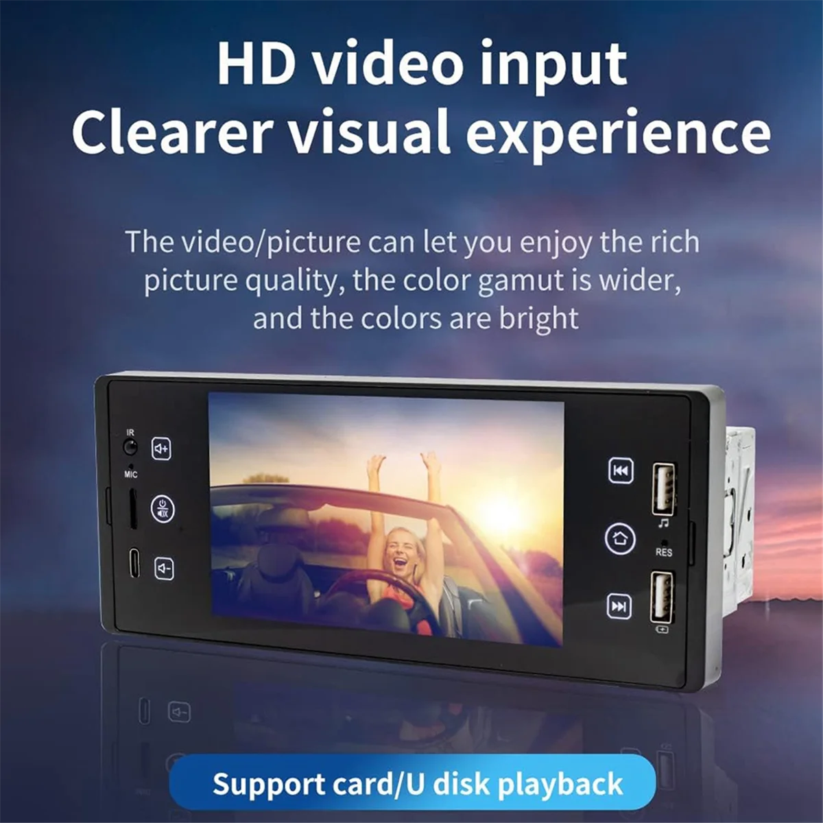 

SW150 5 Inch Car MP5 Player Reversing Image Car Radio Multi-Function Media HD Universal