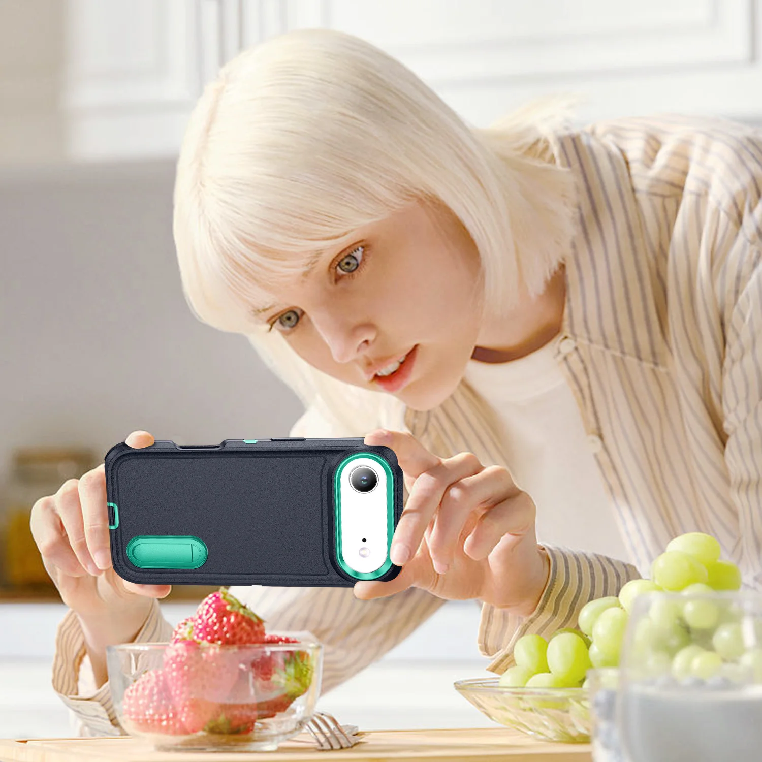 Three Layer Protective Funda Portable Case for Iphone 17 Air 16 15 Pro Max 14 Plus 12 13 16e Iphone17 Iphone15 Cell Phone Bag 1