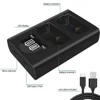 LP-E6 LP-E6N LP E6NH LED Dual Battery Charger For Canon EOS R 90D 80D 70D 60D EOS 5D Mark II III IV EOS 6D 7D Mark II Camera - Image 4