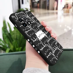 Totem Cat Liquid Silicone Phone Case - Stylish and Durable Cover for OnePlus 12 5G (Black)