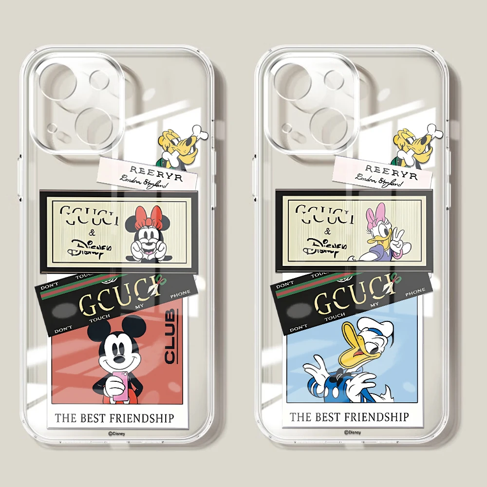 Funda De Telefono Custodia Per Telefono Topolino Per Iphone16 15 14 13 12 11X Xs Pro Max Xr Mini7 8Plus Cover Morbida Antiurto In Silicone