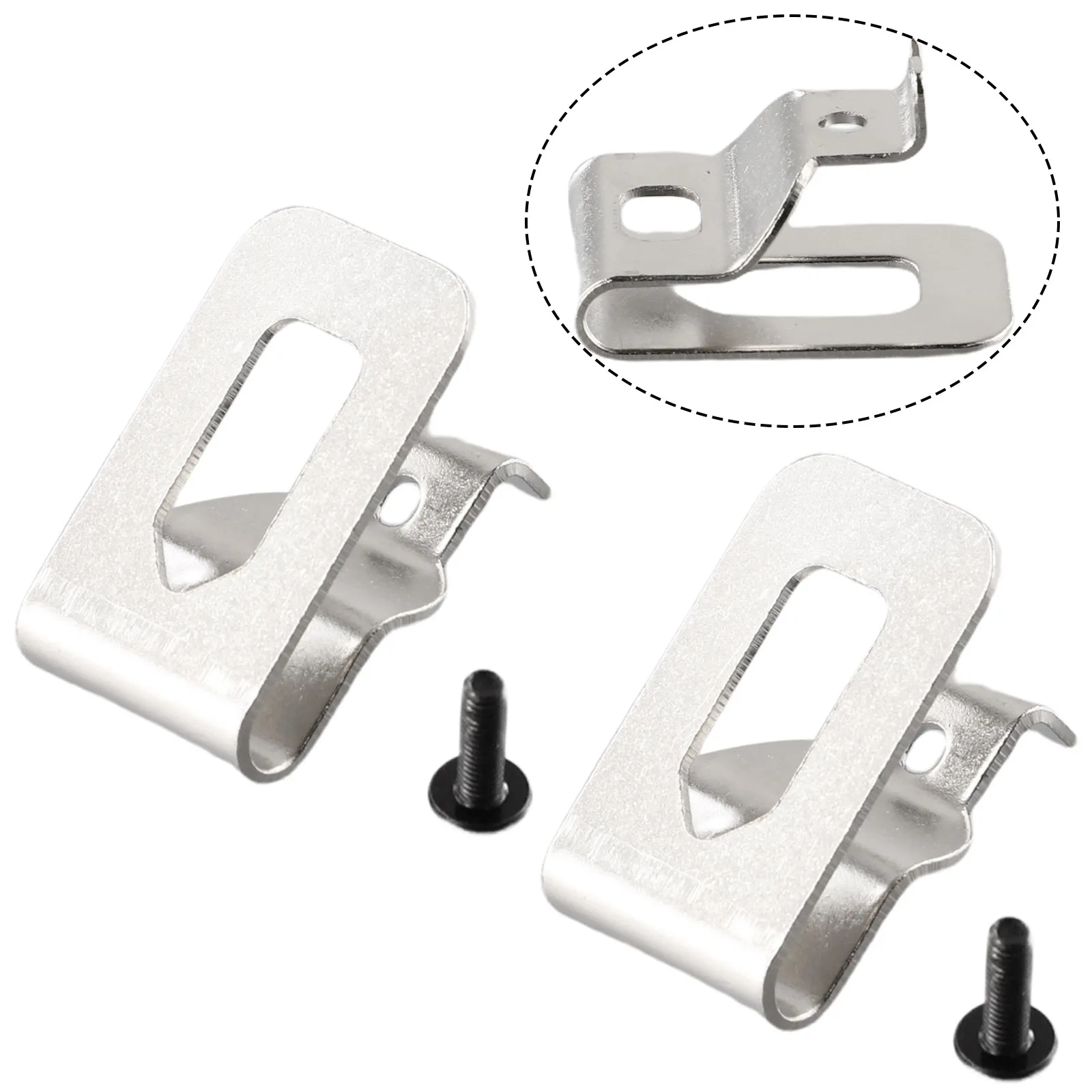 

DCD780 DCD985 Drill Driver Accessories Belt Clip Hooks Heavy Duty N268241 N169778 DCD980 Replacement Silver Steel