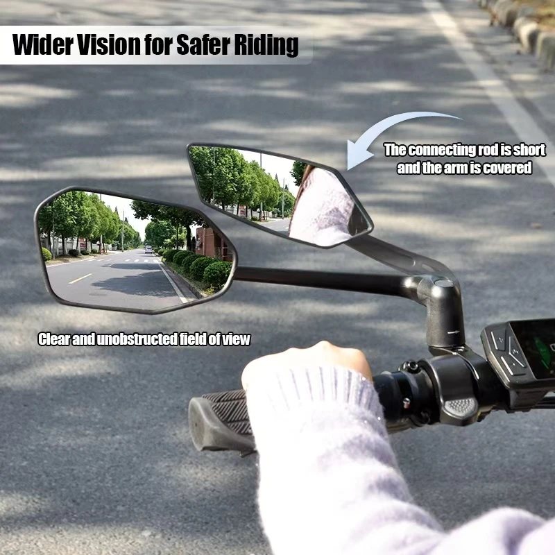 Flintronic Specchietto Retrovisore Per Bicicletta, 1 Pezzi 360