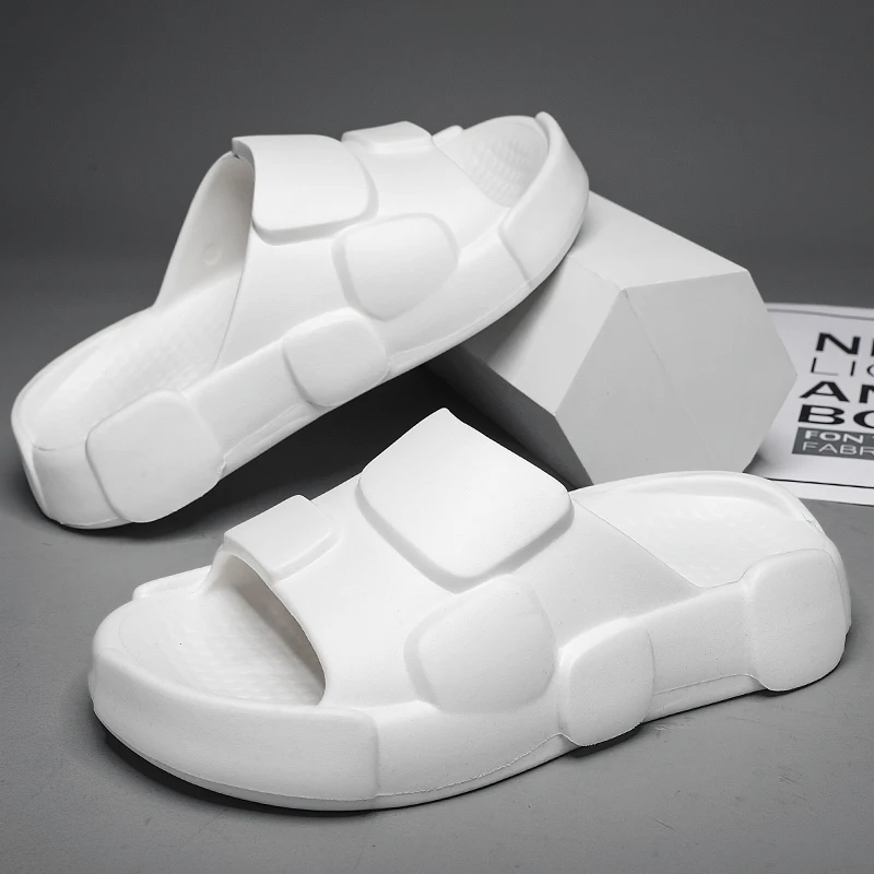 

Men's sandals summer thick-soled cushioning outdoor waterproof beach shoes fashion leisure soft-soled comfortable youth slippers