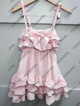 Punk Vintage Sleeveless Camisole Women Gothic Harajuku Y2K Chic Bow Lace Tops Fashion Streetwear Design Summer New Clothes 2000s 1
