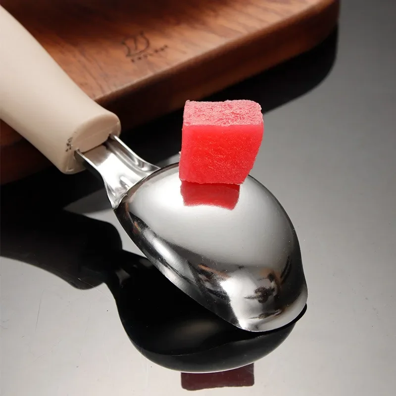 Ice Cream Scoops Stacks Creative Kitchen Gadget Zinc Alloy Digging Ball Spoon Ice Cream Dessert Spoon for Home Restaurant