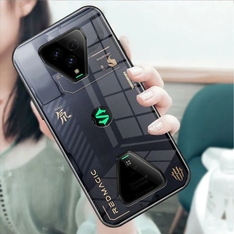 Premium 9H Tempered Glass Phone Case - Durable Hard Shell Back Cover