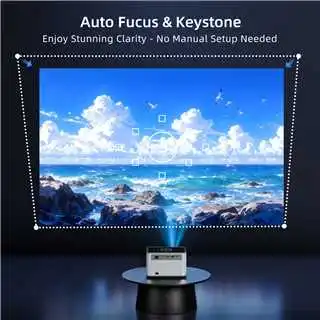 Xnano X3Pro 스마트 프로젝터 기본 720P 안드로이드 11 190ANS 4K 디코드 이중 와이파이 BT5.0 휴대용 홈 시네마
