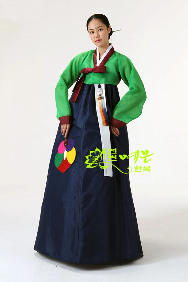 Ladies Hanbok Stage Hanbok Korean Ethnic Hanbok Korean Performing Arts Hanbok Collective Performance Hanbok