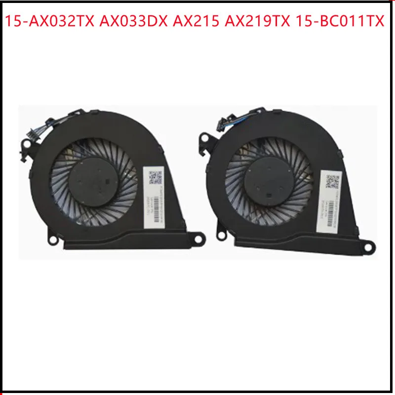 Новый кулер для охлаждения процессора ноутбука HP 15-AX032TX AX033DX AX215 AX219TX 15-BC011TX