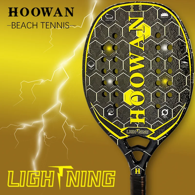 Beach Tennis Racket 3K PRO Carbon Fiber T700