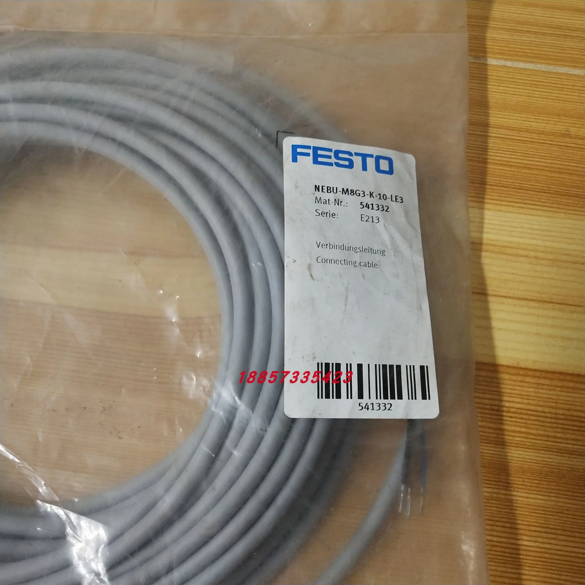 

Соединительный кабель FESTO NEBU-M8G3-K-10-LE3 541332