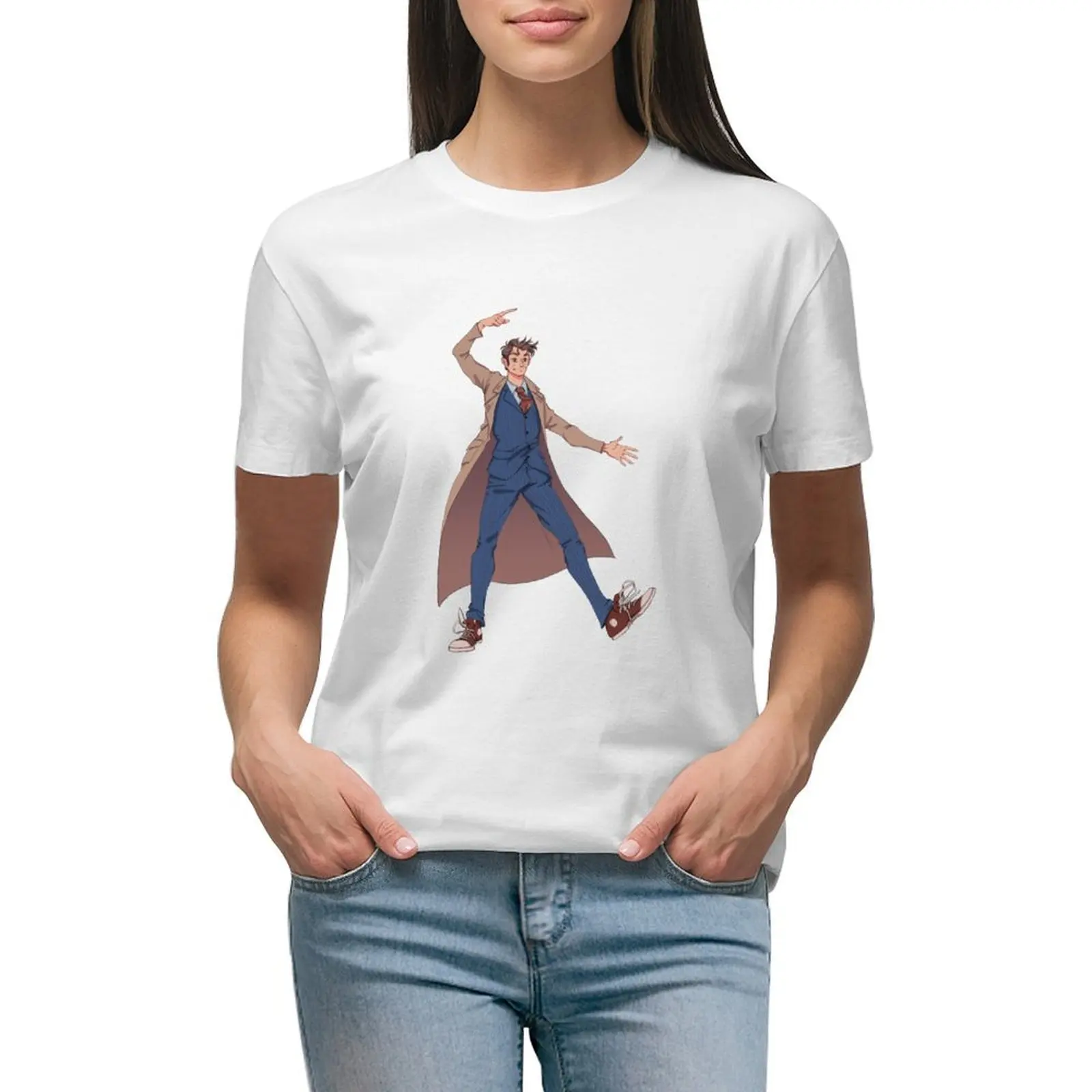 

Dance, Doctor! Dance! T-shirt Blouse female Women clothes