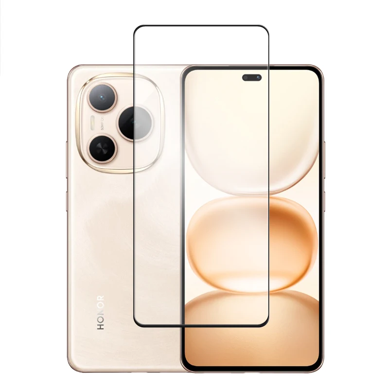 Premium 3D Curved Tempered Glass Screen Protector with Full Cover and Lens Film