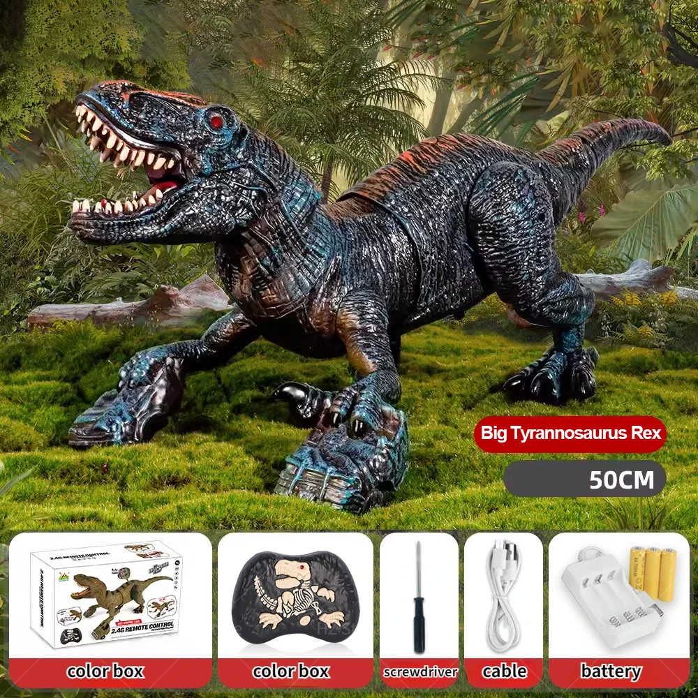 jurassic-world Spray Shake Head Tyrannosaurus Rex 2.4GHZ Remote