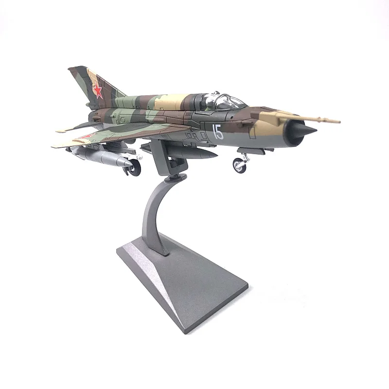 

Soviet MiG-21 Fighter 1：72 Scale Model Aircraft Collection Box Gift For Man