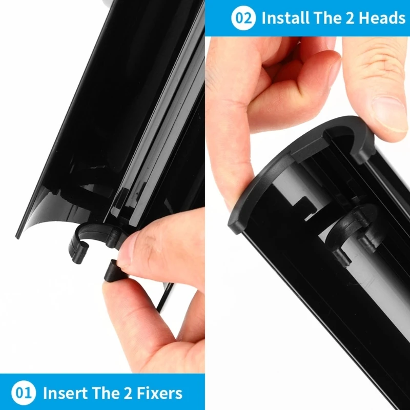 Aquarium Lamp Shade with Glass Tube Fixing Clip and Sliding Grooves Limited Protections for Fish from UV Light 3 Sizes Y5GB