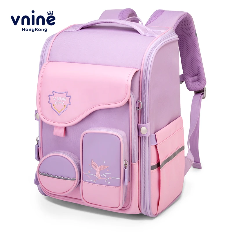 V.NINE Children School Bags for Girls Kids Primary Child School Backpacks Boys Schoolbag Grade 1 to 3 Book Bags Cute Waterproof 3