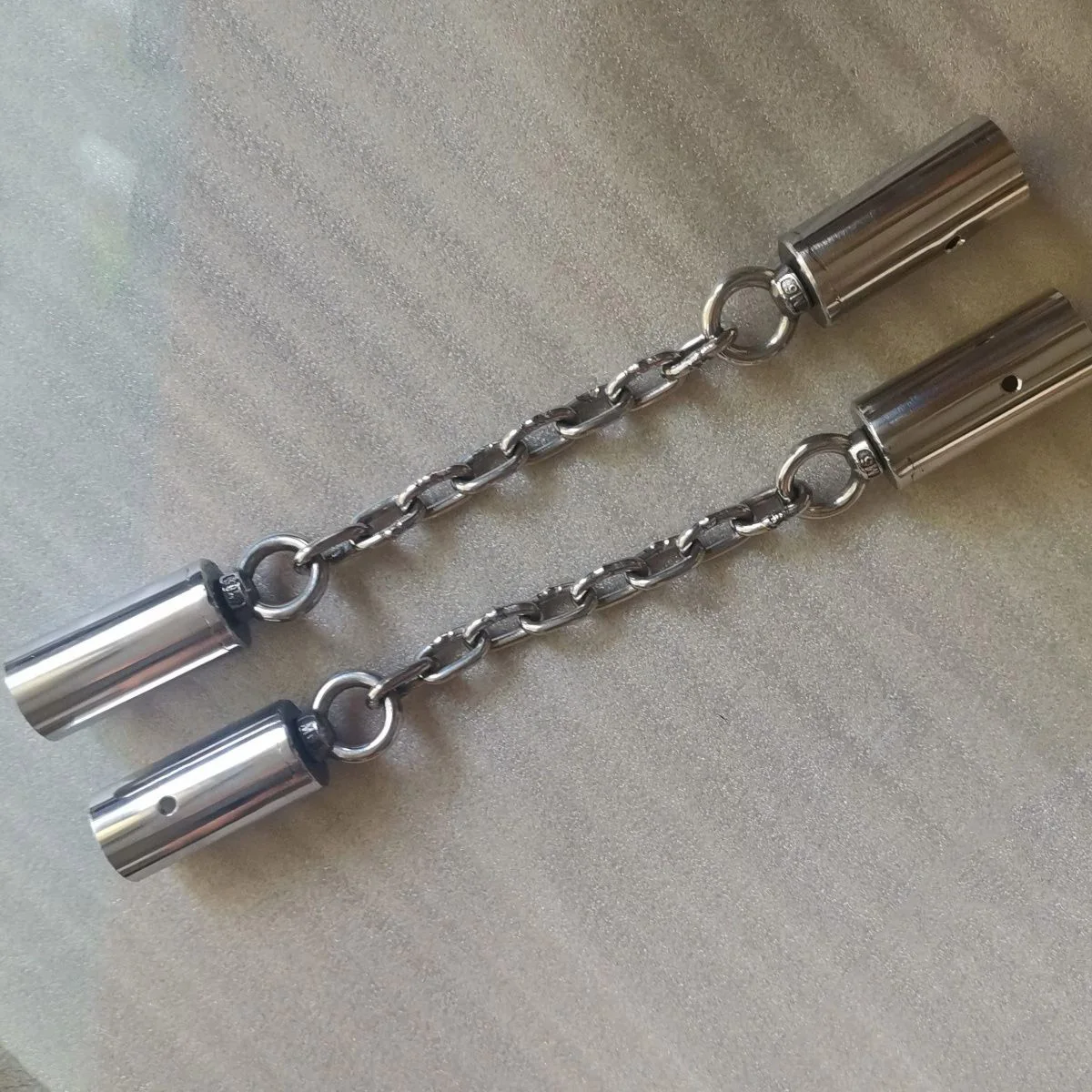 Double Stick Accessories Stainless Steel Nunchucks Two Section Cudgel