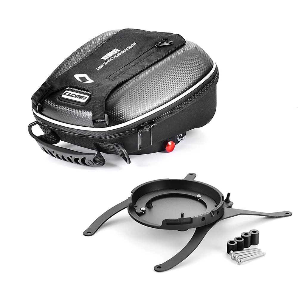 BMW F650GS F700GS F800GS F700 F800 GS Adventure 2008- Motorcycle Tank Bag Luggage Waterproof Backpack Quick Lock Flange