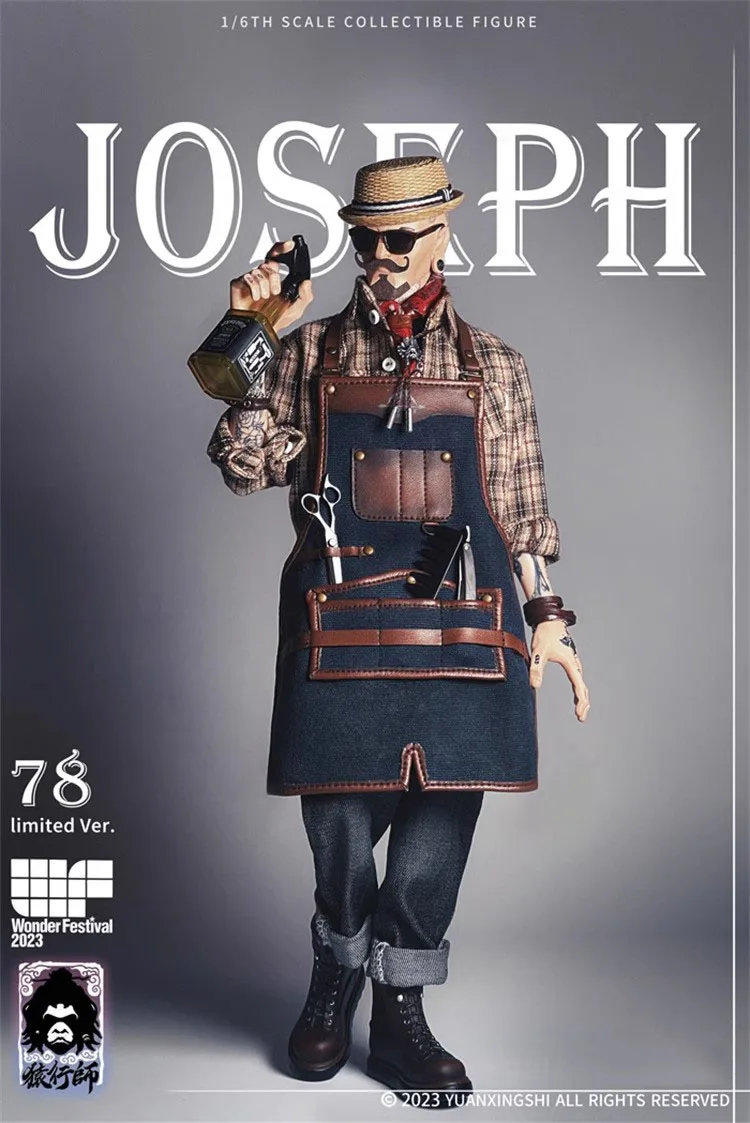 

JC-2023XD1 1/6 солдат серии Juchao, тату, парикмахерский, Джозеф, полный набор, 12 дюймов, экшн-фигурки, модели, игрушки