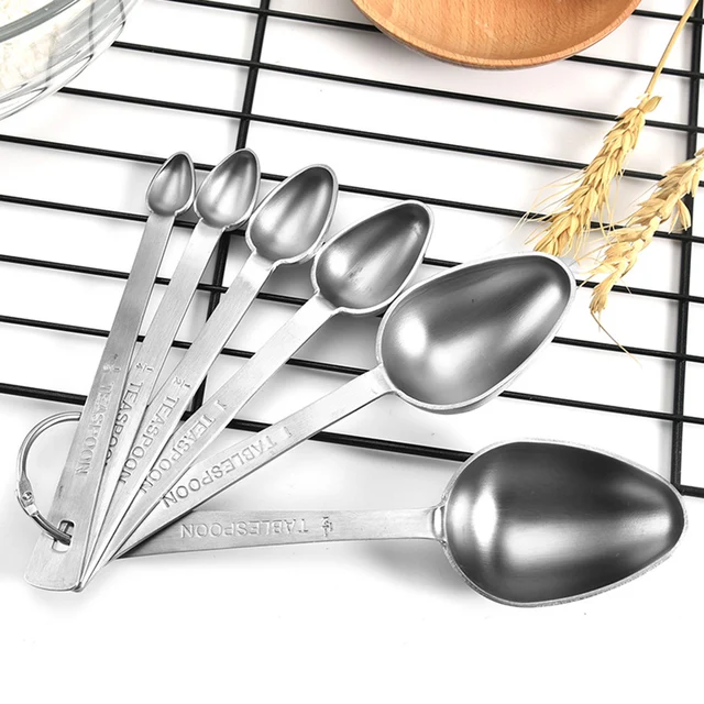 Stainless Steel, Stackable Measuring Spoons – Frans Cake and Candy